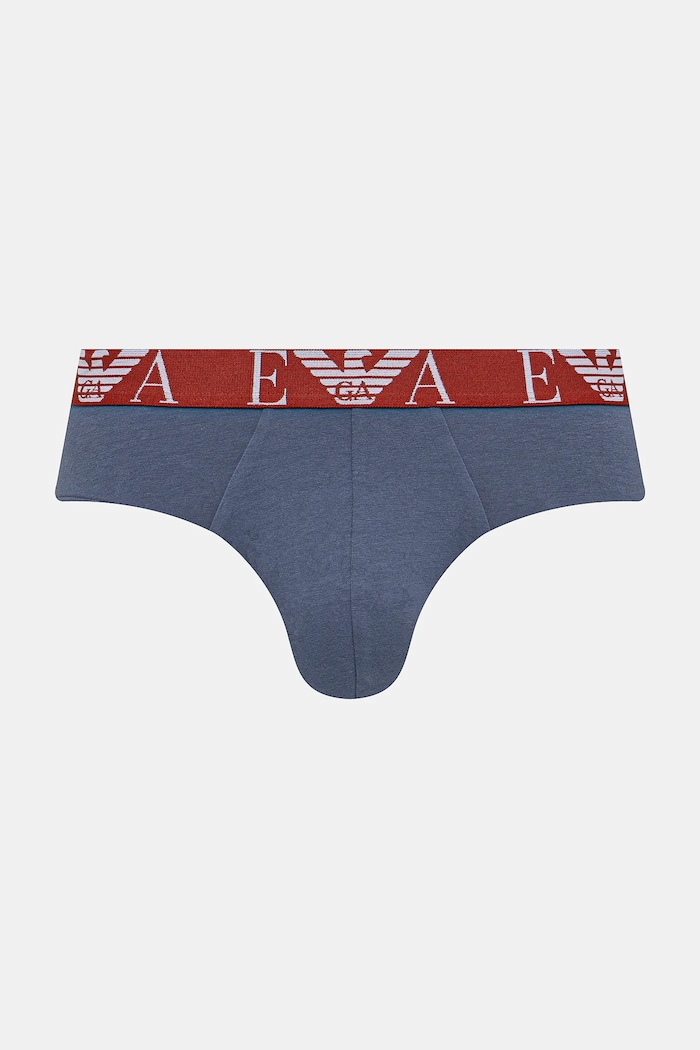 Odzież Emporio Armani Underwear Slipy 3-pack EM000258.AF10778 niebieski