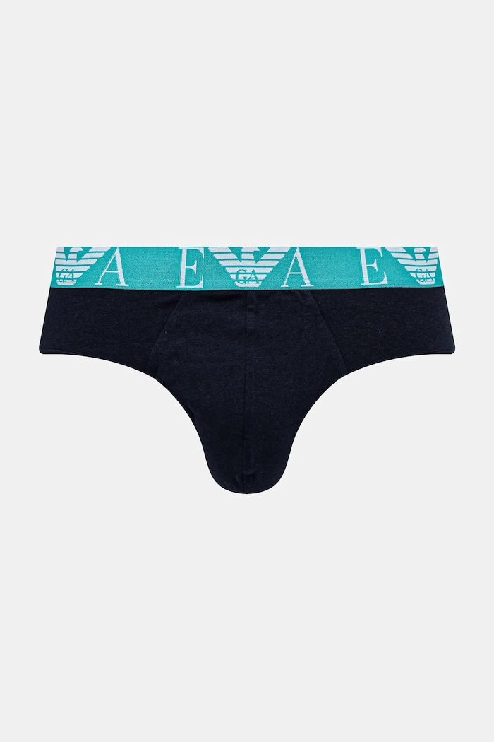 Odzież Emporio Armani Underwear slipy 3-pack EM000258.AF10778 granatowy