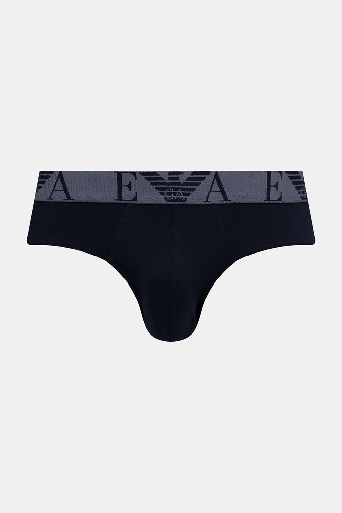 Odjeća Slip gaćice Emporio Armani Underwear 3-pack EM000258.AF10778 mornarsko plava