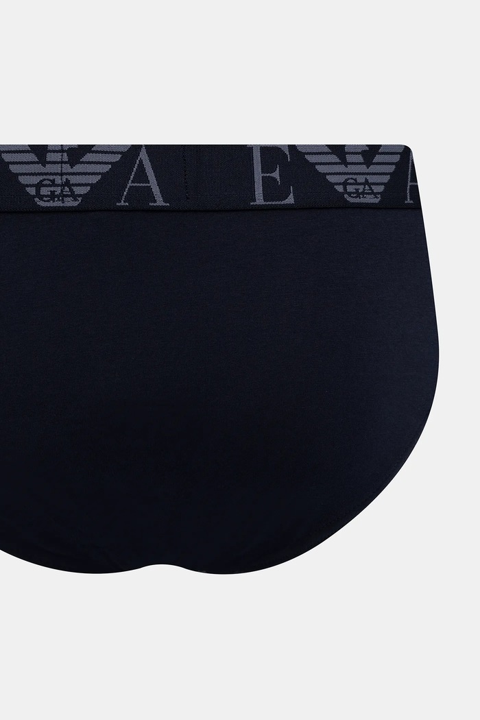 Slip gaćice Emporio Armani Underwear 3-pack mornarsko plava EM000258.AF10778