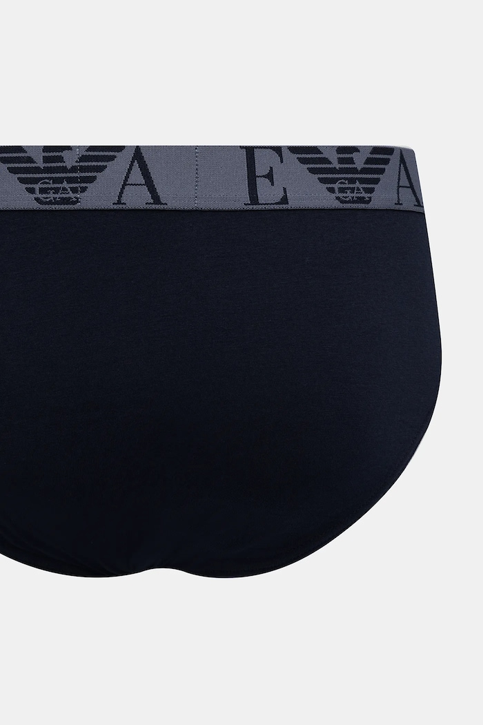 Slip gaćice Emporio Armani Underwear 3-pack EM000258.AF10778 mornarsko plava