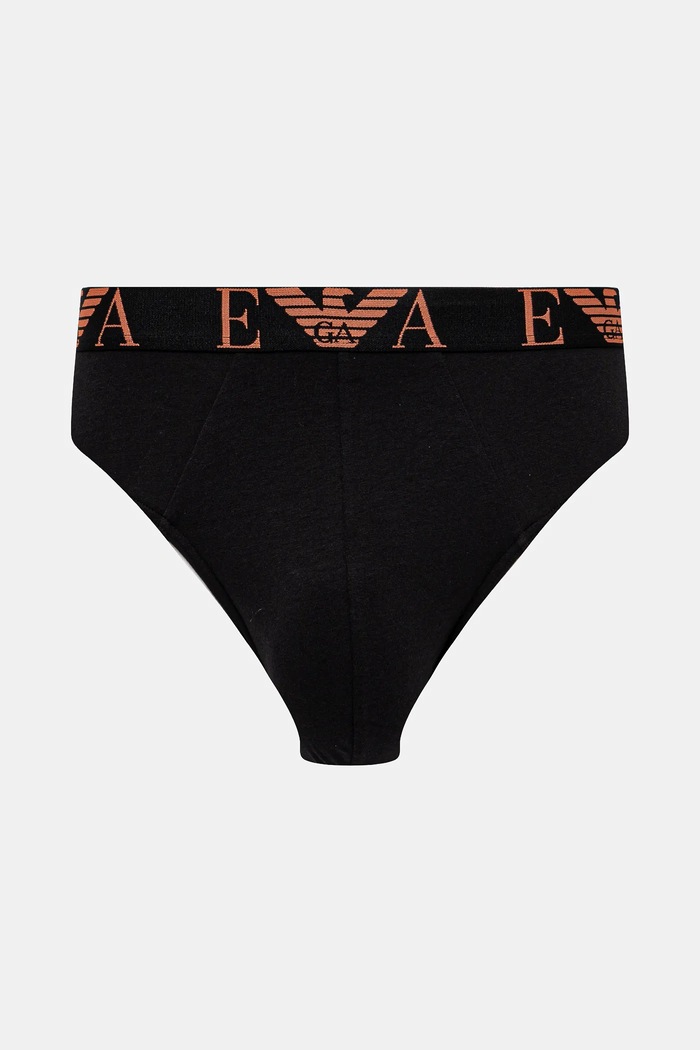 Slip gaćice Emporio Armani Underwear 3-pack EM000258.AF10778 crna SS25