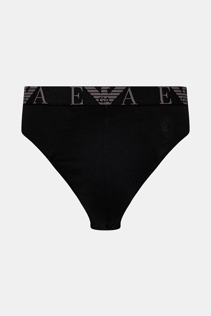 Slip gaćice Emporio Armani Underwear 3-pack crna EM000258.AF10778