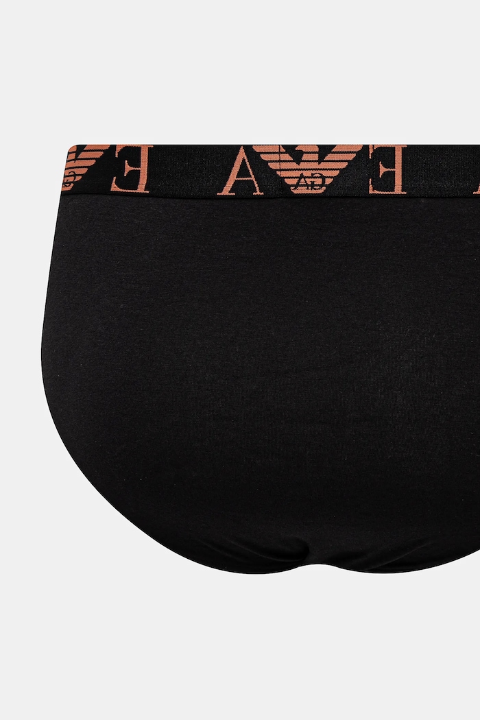 Slip gaćice Emporio Armani Underwear 3-pack EM000258.AF10778 crna