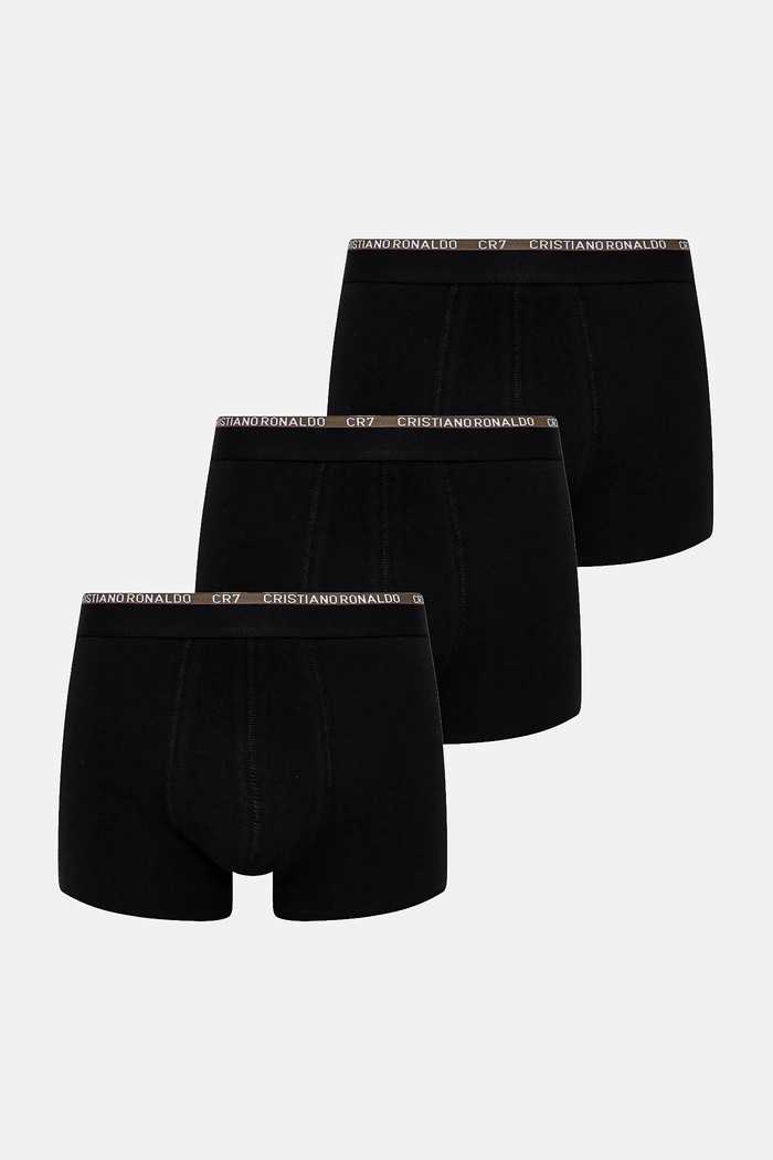 CR7 Cristiano Ronaldo bokserki 3-pack dzianina czarny 8100.4900.2763