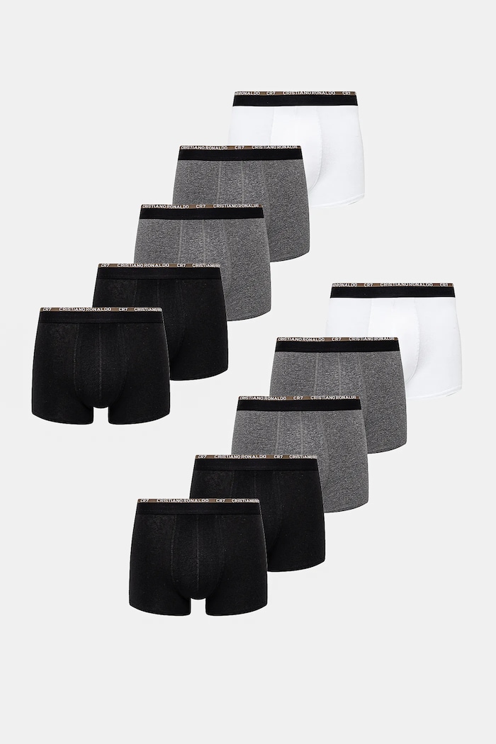 CR7 Cristiano Ronaldo bokserki 10-pack dzianina szary 8120.49.2577