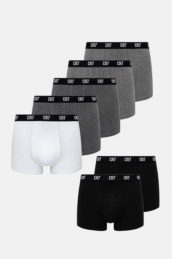 CR7 Cristiano Ronaldo bokserki 7-pack dzianina szary 8127.4900.2809