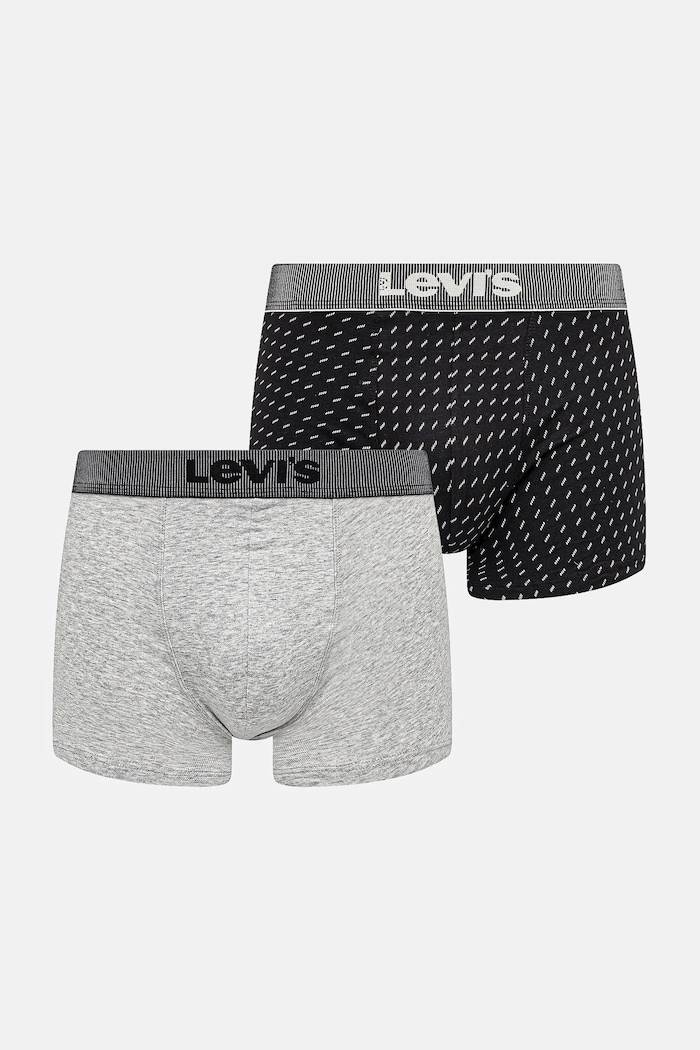 Levi's bokserki 2-pack dzianina szary 37149.1102