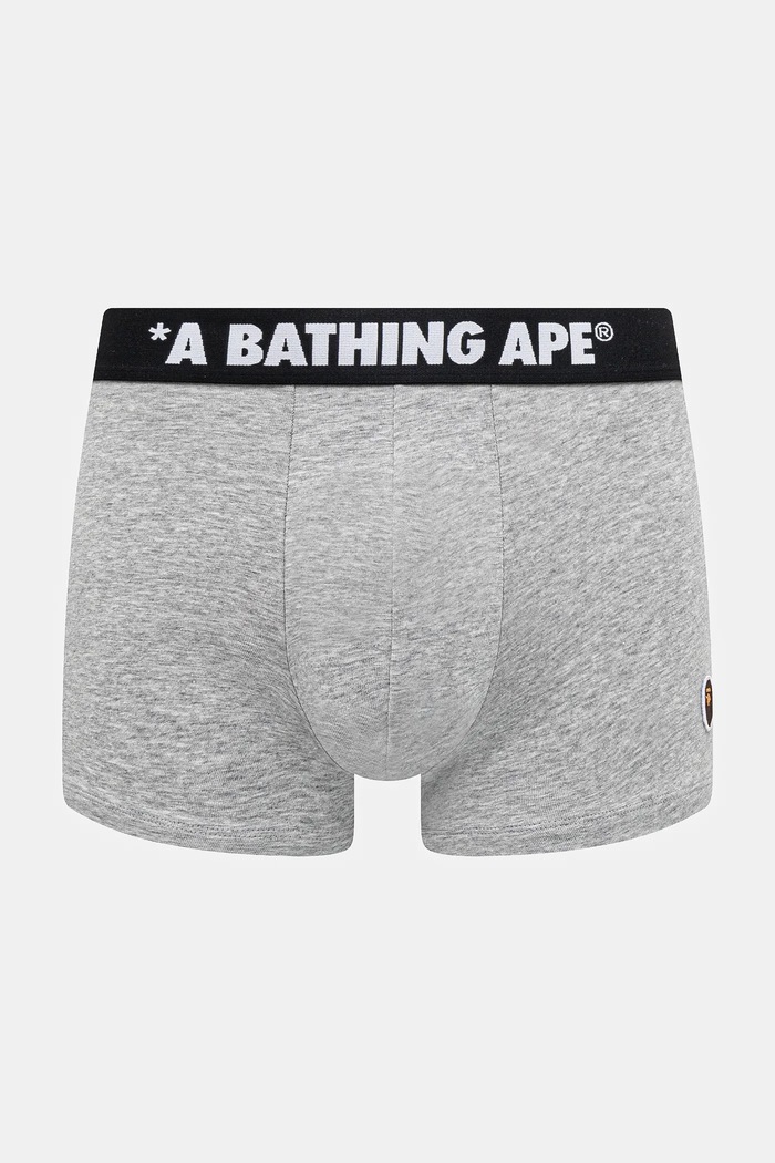 Боксери A Bathing Ape One Point Trunks трикотаж сірий 1K80183301