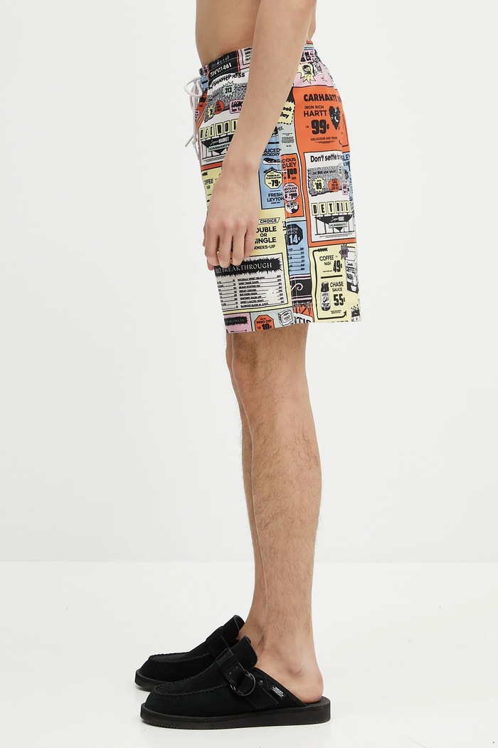 Σορτς Carhartt WIP Slater Swim Trunks I035063.2UDXX πολύχρωμο SS25