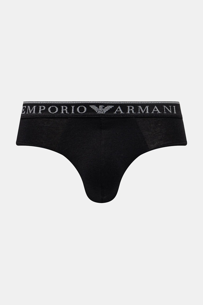 Odjeća Slip gaćice Emporio Armani Underwear 2-pack EM000251.AF10776 crna