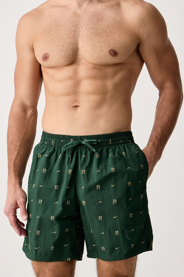 Nike Szorty kąpielowe męskie NESSF518 zielony AW25