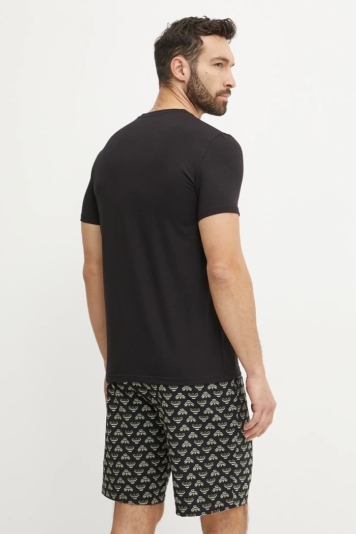 Emporio Armani Underwear pizsama EM000400.AF10793 fekete SS25