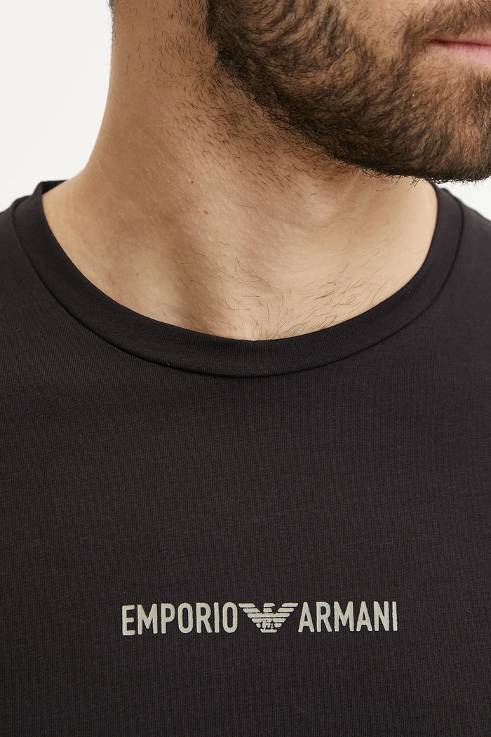 Emporio Armani Underwear pizsama EM000400.AF10793 fekete