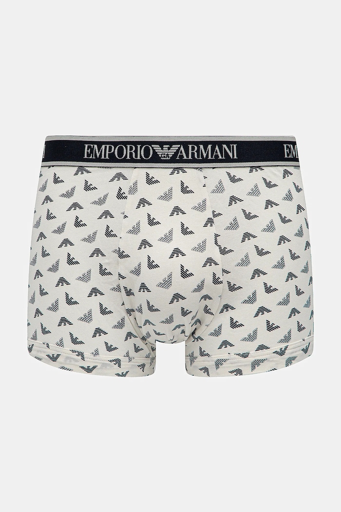Odzież Emporio Armani Underwear bokserki 3-pack EM000370.AF10779 niebieski