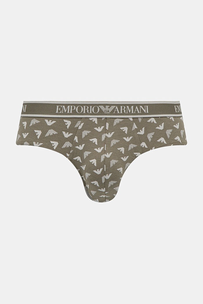 Emporio Armani Underwear slipy 3-pack bawełna czarny EM000369.AF10779