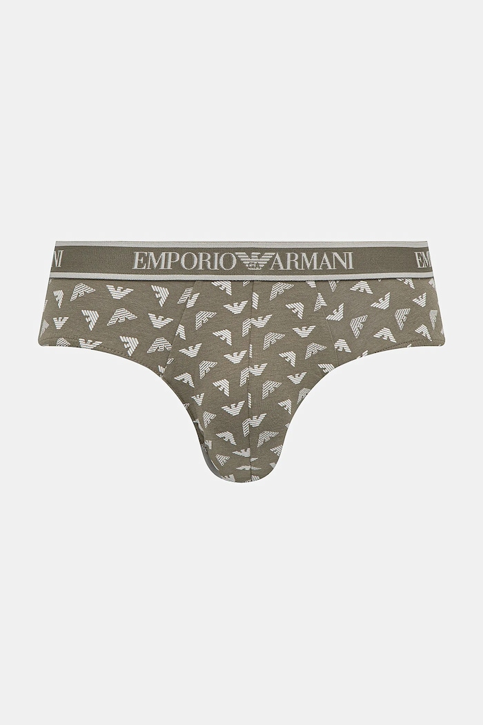 Emporio Armani Underwear slipy 3-pack bawełna czarny EM000369.AF10779
