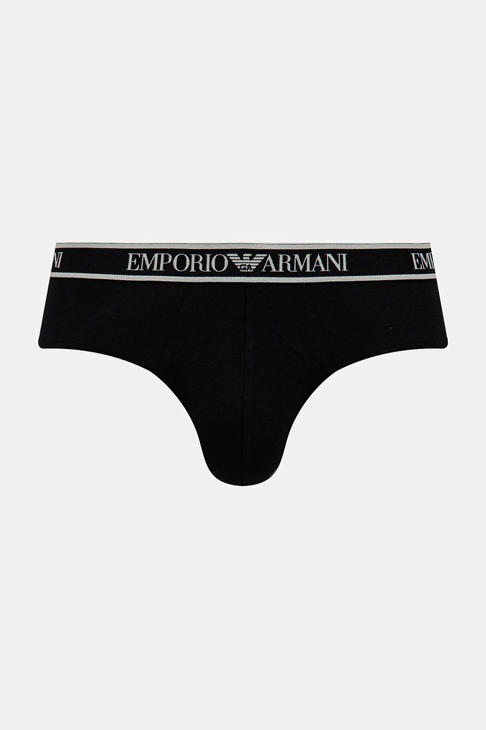 Odzież Emporio Armani Underwear slipy 3-pack EM000369.AF10779 czarny