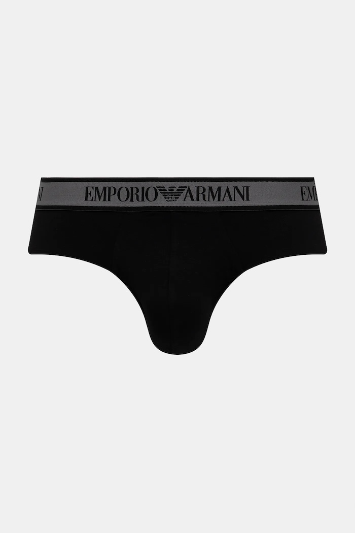 Oblečenie Slipy Emporio Armani Underwear 3-pak EM000258.AF10779 čierna