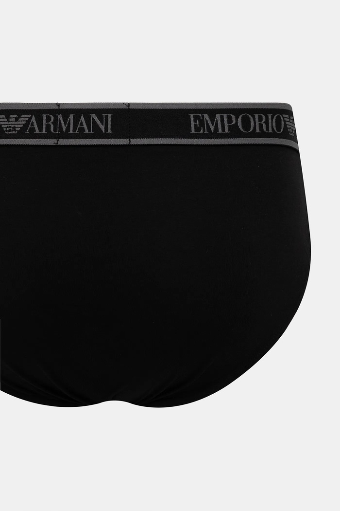 Slipy Emporio Armani Underwear 3-pak čierna EM000258.AF10779
