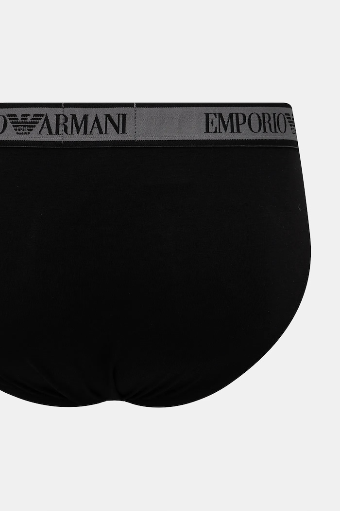Slipy Emporio Armani Underwear 3-pak EM000258.AF10779 čierna