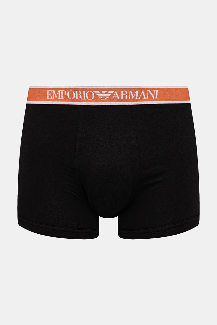 Oblečenie Boxerky Emporio Armani Underwear 3-pak EM000261.AF10779 čierna