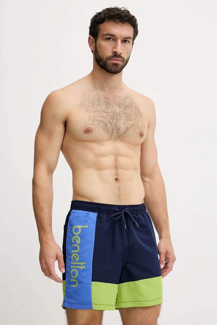 United Colors of Benetton pantaloni scurți de baie Planet friendly bleumarin 5JD06X00U