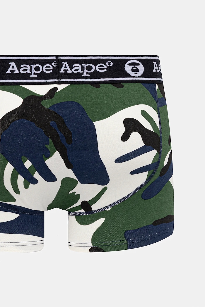 Bokserice AAPE Main AAPUWM5240XAN mornarsko plava SS25