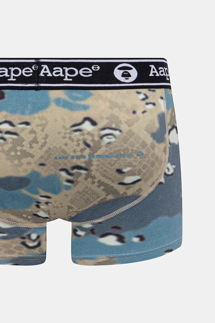 Bokserice AAPE Main AAPUWM5240XBN bež SS25