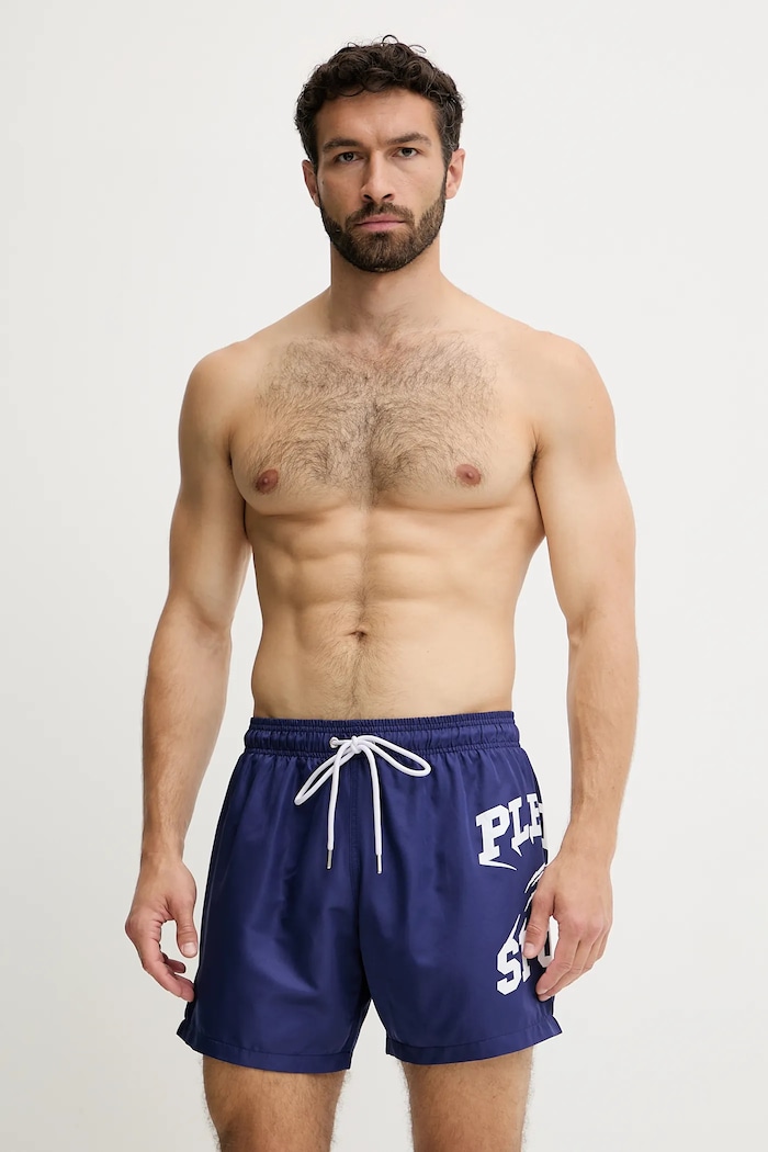 PLEIN SPORT szorty kąpielowe granatowy PS25MBM01