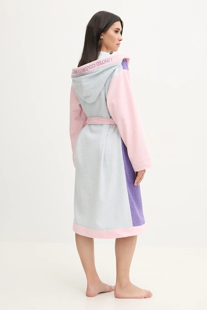 Abbigliamento United Colors of Benetton accappatoio in cotone 6ORD2801L violetto