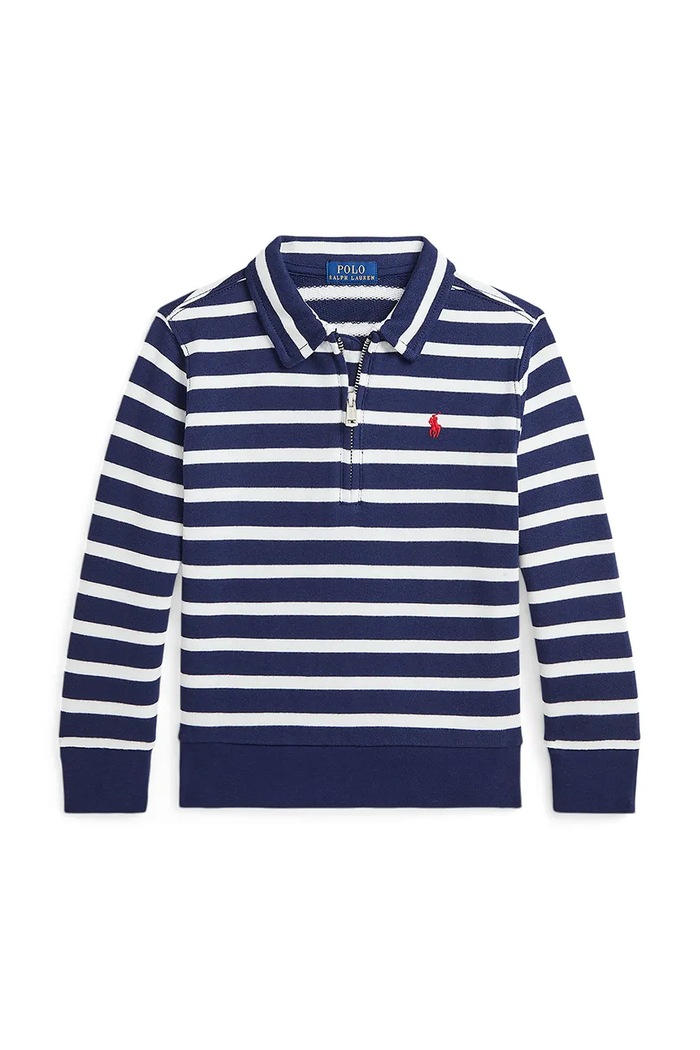 Polo Ralph Lauren bluza bawełniana dziecięca pozostałe granatowy 322958182001