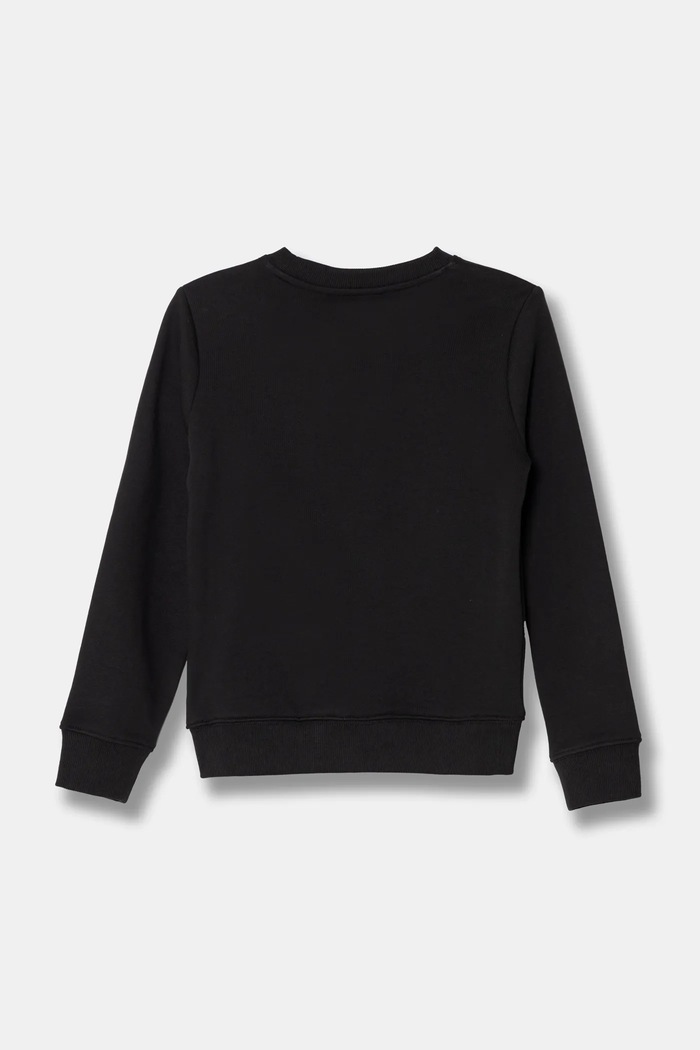 Calvin Klein Jeans hanorac de bumbac pentru copii 0 IU0IU00686.PPYA negru SS25