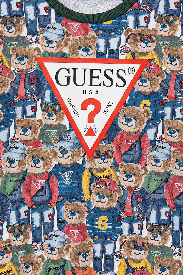 Chlapec Guess Detská bavlnená mikina Guess L5RQ03.KA6R4.PPYA zelená