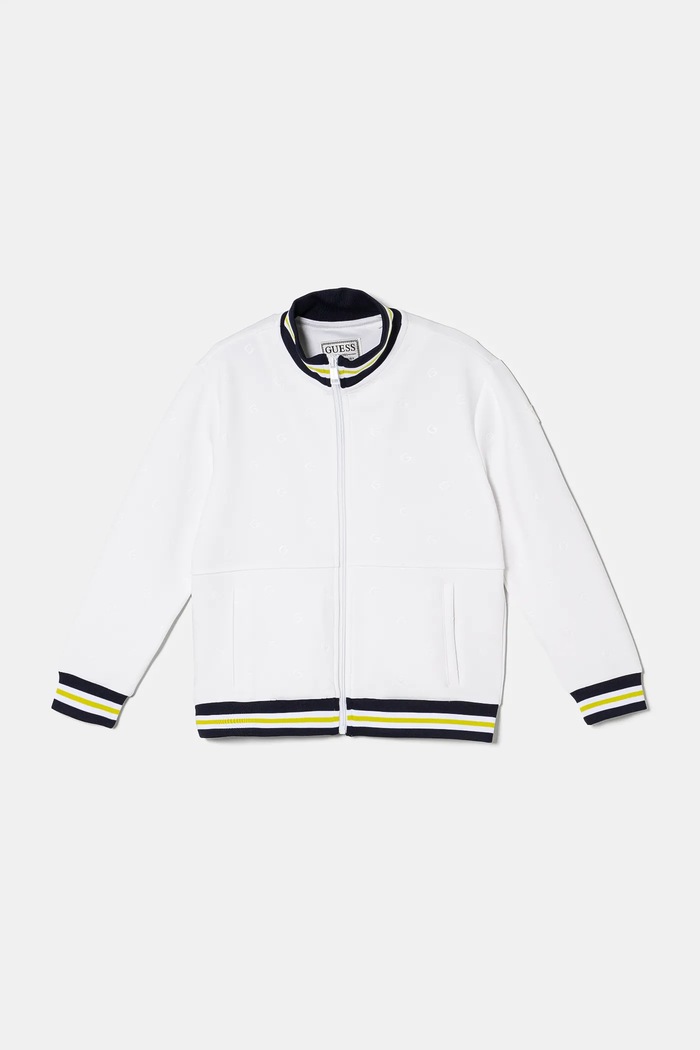 Guess bluza dziecięca wzorzyste biały L5RQ04.KAZQ2.PPYA