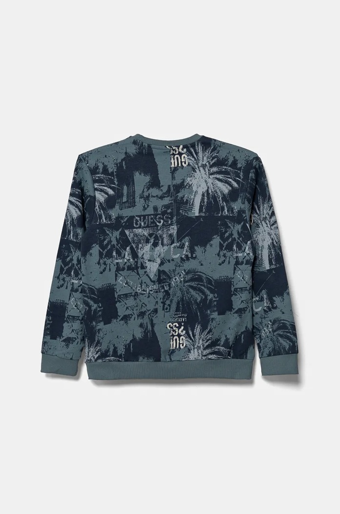 Dětská bavlněná mikina Guess L5RQ08.KA6R4.PPYA námořnická modř SS25