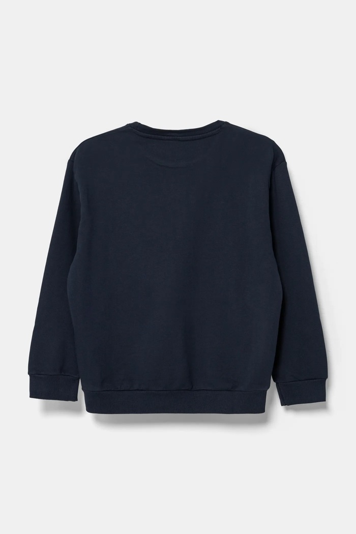 Guess bluza bawełniana dziecięca L5RQ16.KAD74.PPYA granatowy AA00
