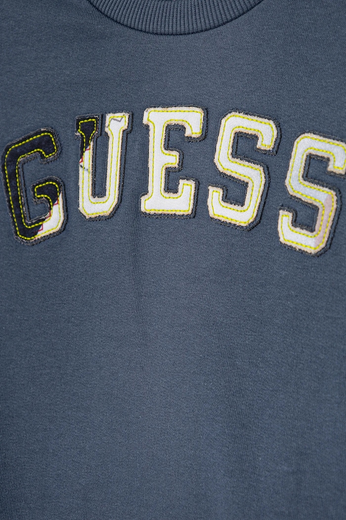 Chłopiec Guess bluza bawełniana dziecięca N5RQ01.KA6R4.PPYA granatowy