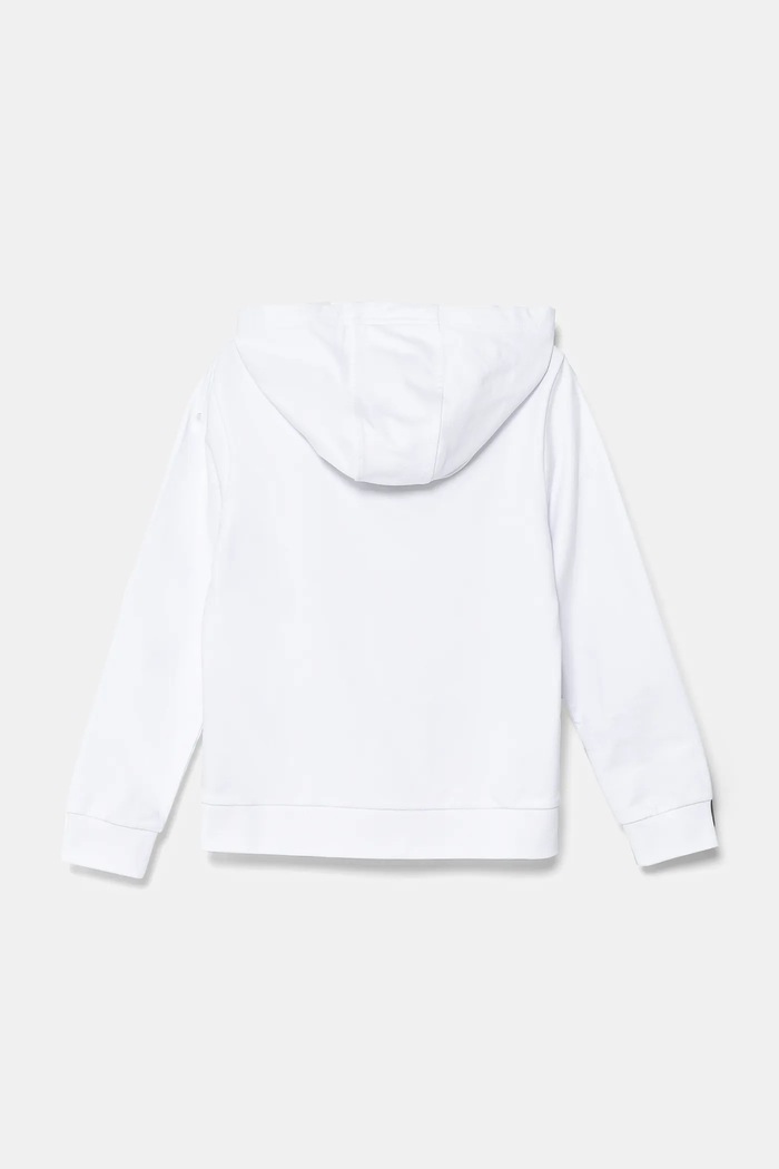 Детски памучен суичър EA7 Emporio Armani 7B000024.AF10380 бял SS26