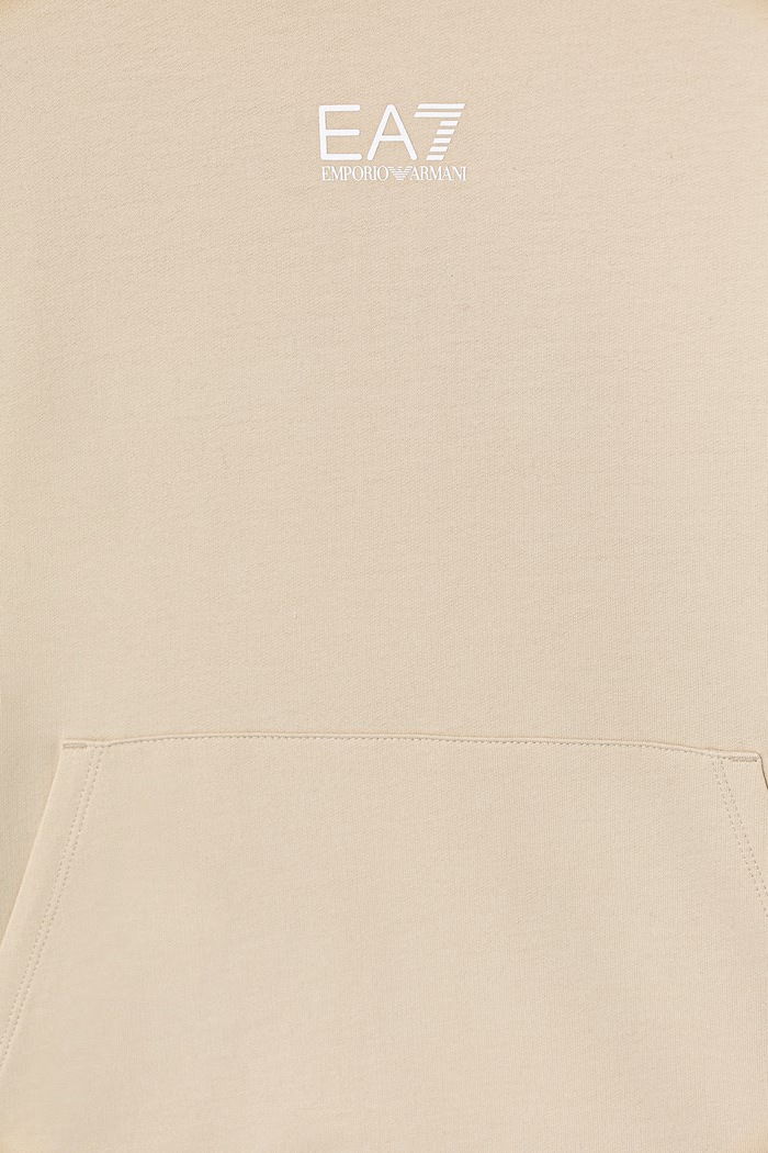 Chłopiec EA7 Emporio Armani bluza bawełniana dziecięca 7B000024.AF10380 beżowy