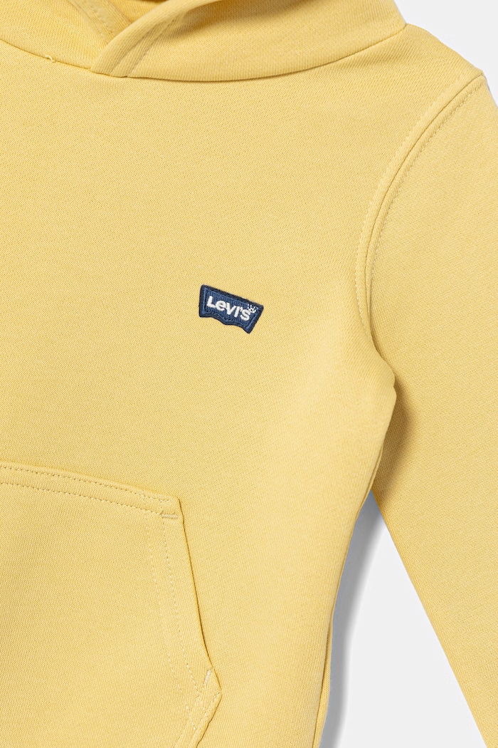 Băieți Levi's bluză copii MINI BATWING PULL OVER HOO 8EK422 galben