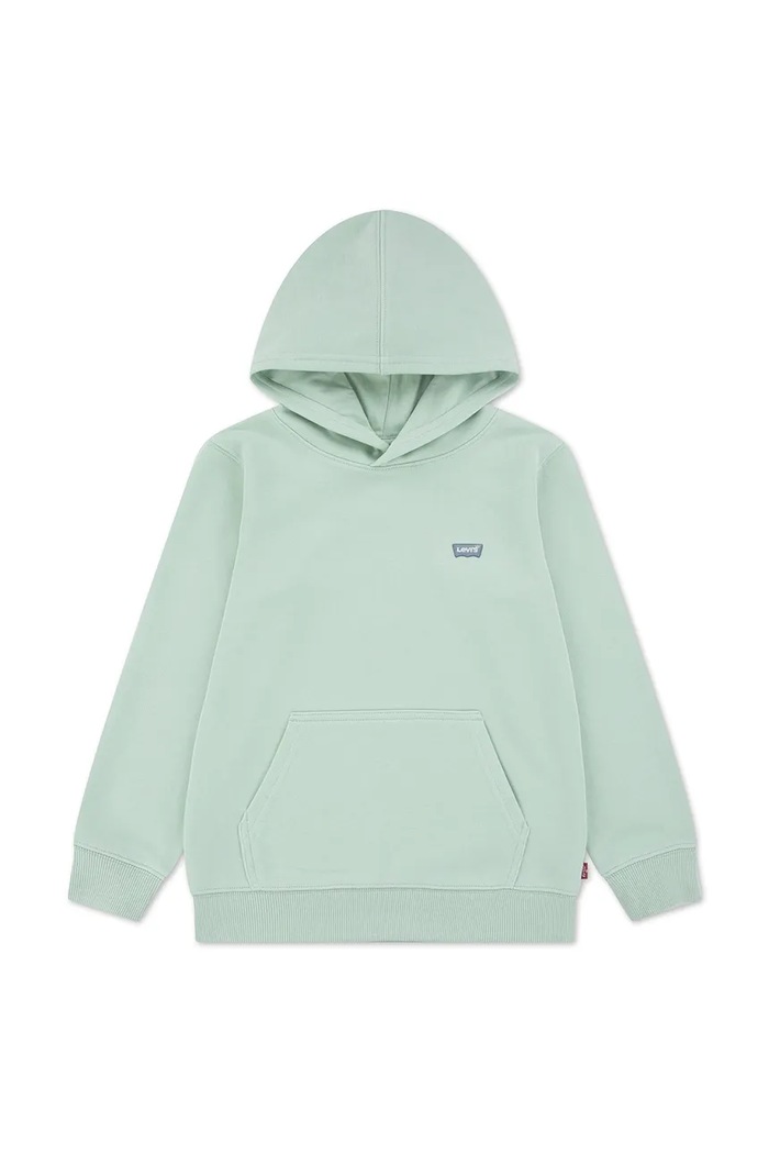 Detská mikina Levi's MINI BATWING PULL OVER HOO 8EK422 zelená SS26