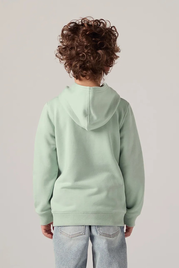 Detská mikina Levi's MINI BATWING PULL OVER HOO 8EK422 zelená