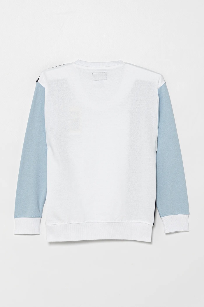 Guess bluza bawełniana dziecięca L5GQ02.KA6R4.PPYA niebieski SS25