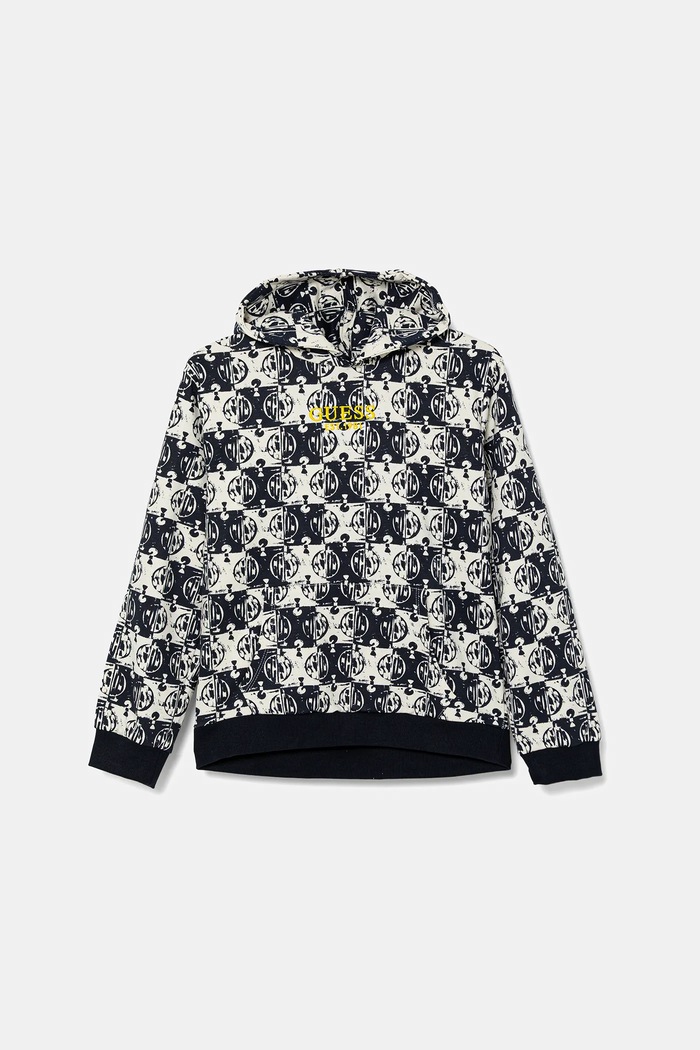 Guess Bluza bawełniana dziecięca granatowy L5GQ03.KA6R4.PPYA