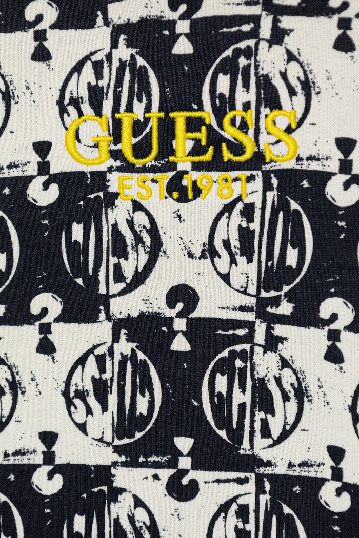 Chłopiec Guess Bluza bawełniana dziecięca L5GQ03.KA6R4.PPYA granatowy