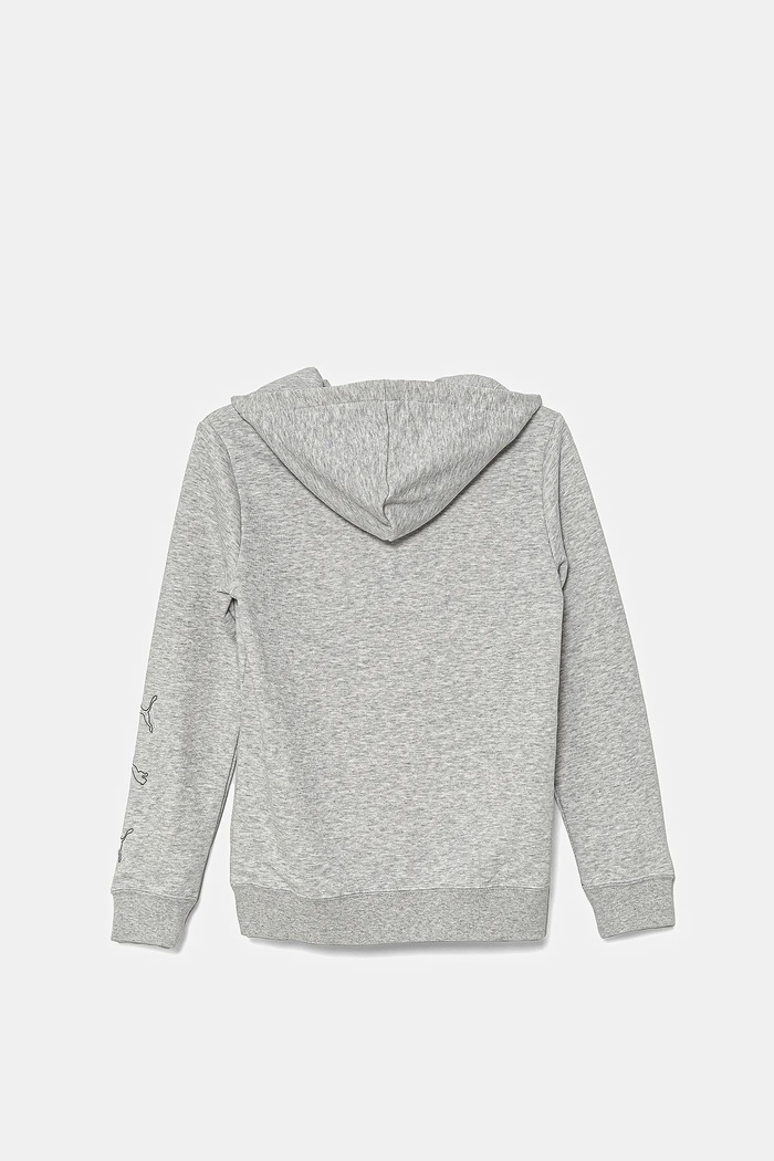 Puma hanorac de bumbac pentru copii ESS LOGO LAB Execution Hoodie TR 685789 gri SS25