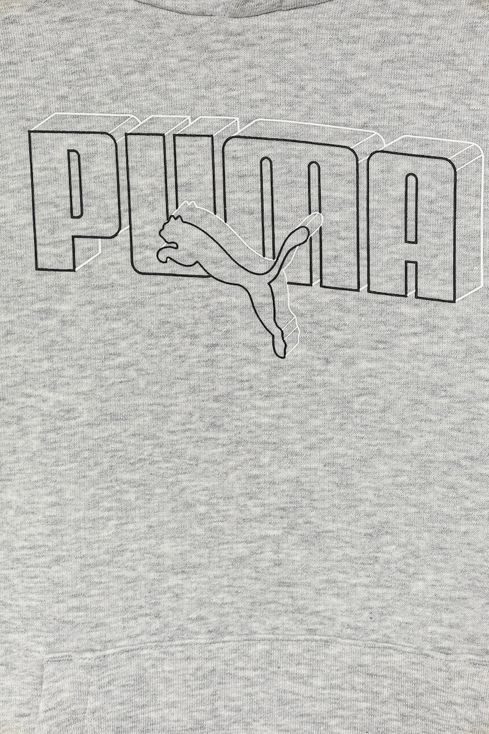 Băieți Puma hanorac de bumbac pentru copii ESS LOGO LAB Execution Hoodie TR 685789 gri