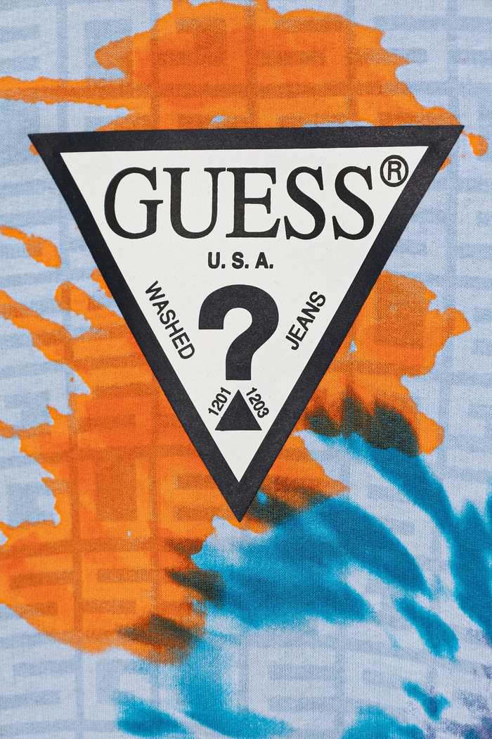 Chłopiec Guess bluza bawełniana dziecięca N5GQ00.KA6R4.PPYA niebieski