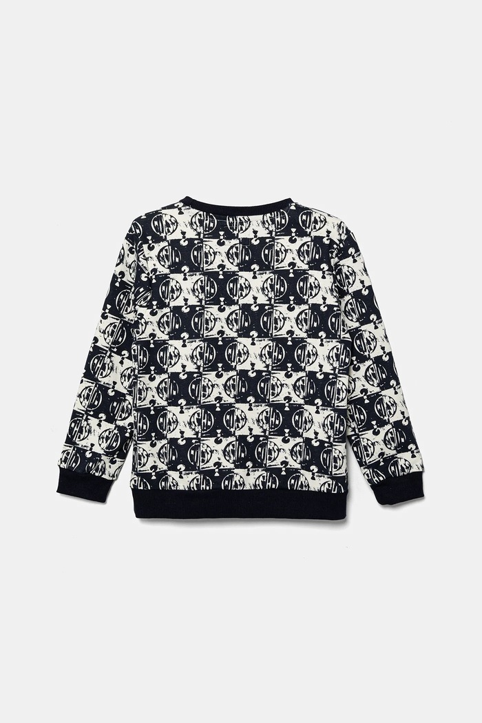 Guess bluza bawełniana dziecięca N5GQ00.KA6R4.PPYA granatowy SS25